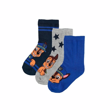 11: NAME IT 3-Pak Paw Patrol Strømper Nello Dark Sapphire